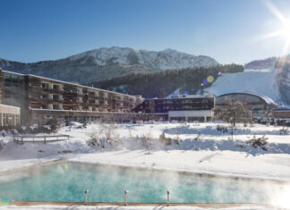 FALKENSTEINER POSÍLIL POZICI. Nejoblíbenější turistická značka Rakouska hotel Falkensteiner Carinzia Spa pod štíty alpských velikánů v Nassfeldu