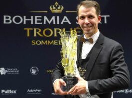 SOMMELIER MARTIN PARÝZEK potřetí triumfoval v soutěži BOHEMIA SEKT Trophée Professional